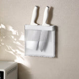 Knife Holder for Wall Knife Organizer Drill Free Wall Mounted Knife Block Holder Detachable Storage Stand White