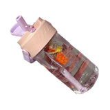 Straw Water Bottle Built in Tea Strainer with Handle PC 700ml Beautiful Cute Straw Bottle for Girls Women Pink In Australia - Darrahopens