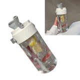 Straw Water Bottle Built in Tea Strainer with Handle PC 700ml Beautiful Cute Straw Bottle for Girls Women White