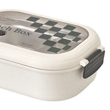 2 Compartment Bento Box Heat Preservation Stainless Steel Interlayer Lunch Box Airtight Portable Food Storage Containers for School Office Grid