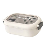 2 Compartment Bento Box Heat Preservation Stainless Steel Interlayer Lunch Box Airtight Portable Food Storage Containers for School Office Dot In Australia - Darrahopens