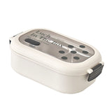2 Compartment Bento Box Heat Preservation Stainless Steel Interlayer Lunch Box Airtight Portable Food Storage Containers for School Office Dot