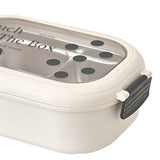 2 Compartment Bento Box Heat Preservation Stainless Steel Interlayer Lunch Box Airtight Portable Food Storage Containers for School Office Dot