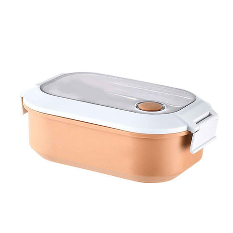 Lunch Box Stainless Steel Insulation Leakproof Cute Design Portable Bento Box for School Office Orange In Australia - Darrahopens