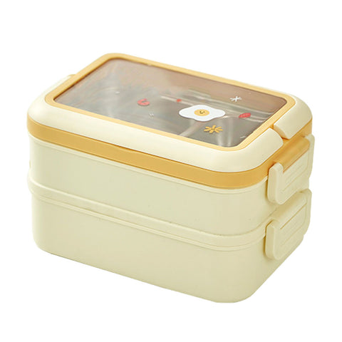 Stainless Steel Insulated Lunch Box Multiple Compartments Fashionable Safe Stainless Steel Bento Box for Students Kids Cream In Australia - Darrahopens