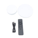 Electric Rotating Turntable 2 in 1 Smart Remote Control Jewelry Display Tray Live Streaming Ornaments Display Stand 5V White In Australia - Darrahopens