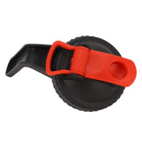 Wide Mouth Mason Jar Pour Spout Lid Leak Proof Mason Jar Flip Cap Lid with Handle Black Red In Australia - Darrahopens