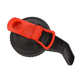 Wide Mouth Mason Jar Pour Spout Lid Leak Proof Mason Jar Flip Cap Lid with Handle Black Red In Australia - Darrahopens