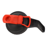 Wide Mouth Mason Jar Pour Spout Lid Leak Proof Mason Jar Flip Cap Lid with Handle Black Red In Australia - Darrahopens