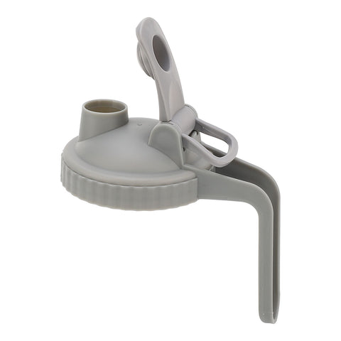 Wide Mouth Mason Jar Pour Spout Lid Leak Proof Mason Jar Flip Cap Lid with Handle Gray In Australia - Darrahopens