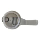 Wide Mouth Mason Jar Pour Spout Lid Leak Proof Mason Jar Flip Cap Lid with Handle Gray In Australia - Darrahopens