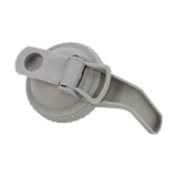 Wide Mouth Mason Jar Pour Spout Lid Leak Proof Mason Jar Flip Cap Lid with Handle Gray