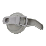 Wide Mouth Mason Jar Pour Spout Lid Leak Proof Mason Jar Flip Cap Lid with Handle Gray In Australia - Darrahopens