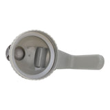 Wide Mouth Mason Jar Pour Spout Lid Leak Proof Mason Jar Flip Cap Lid with Handle Gray In Australia - Darrahopens