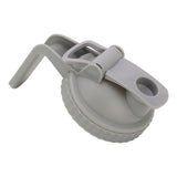 Wide Mouth Mason Jar Pour Spout Lid Leak Proof Mason Jar Flip Cap Lid with Handle Gray In Australia - Darrahopens