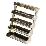 Kitchen Countertop Organizer Plastic Detachable Multifunctional Kitchen Storage Shelf Food Rack for Bedroom Bathroom Desktop Cream White 5 Tier