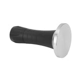 Coffee Tamper Stirrer Kit Distribution Tool Set 2 in 1 Hand Presser for Home Black 53mm