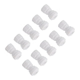 10 Pcs Plastic Quick Connect Fittings Multifunctional Plastic Quick Pipe Fitting for Home Winery Beer Brewing 3/8