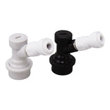 Ball Lock Disconnect Kit Beer Keg Liquid Dispenser Push in Fitting Quick Joint Connector for Beer Tube Hose 3/8