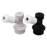 Ball Lock Disconnect Kit Beer Keg Liquid Dispenser Push in Fitting Quick Joint Connector for Beer Tube Hose 3/8