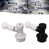 Ball Lock Disconnect Kit Beer Keg Liquid Dispenser Push in Fitting Quick Joint Connector for Beer Tube Hose 3/8