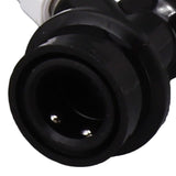Ball Lock Disconnect Kit Beer Keg Liquid Dispenser Push in Fitting Quick Joint Connector for Beer Tube Hose 3/8