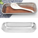 Stainless Steel Utensil Drying Rack Multifunctional Cutlery Drain Basket for Chopsticks Knives Spoons Hole Type
