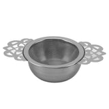 Stainless Steel Tea Strainers with Drip Bowl Double Handles Reusable Fine Mesh Tea Filters for Loose Leaf Herbal Kitchen Silver In Australia - Darrahopens