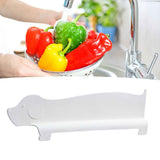 Sink Splash Guard Versatile Splash Proof Heat Resistant Rugged Kitchen Sink Water Splash Guard for Countertops Home White In Australia - Darrahopens