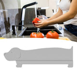 Sink Splash Guard Versatile Splash Proof Heat Resistant Rugged Kitchen Sink Water Splash Guard for Countertops Home Gray In Australia - Darrahopens