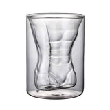 Body Shape Glass Cup Double Layer Beer Whisky Drinking Shot Glass for Party Gathering Bar Man Body Shaped In Australia - Darrahopens