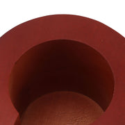 Coffee Portafilter Holder Stand Wooden Round Coffee Bottomless Portafilter Tamping Station for Home Bar Red 51mm/54mm