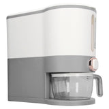 Rice Dispenser Household Food Grade Dry Sealed Grain Cereal Dispenser Bucket for Rice Millet Black Rice Barley Mung Beans Red Beans Small Light Gray