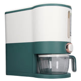 Rice Dispenser Household Food Grade Dry Sealed Grain Cereal Dispenser Bucket for Rice Millet Black Rice Barley Mung Beans Red Beans Large Jewel Green