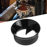 Moka Coffee Distributor Splash Proof Dosing Funnel Coffee Dosing Ring for Single And Dual Valve Moka Pot Black For Three 150ml