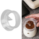 Moka Coffee Distributor Splash Proof Dosing Funnel Coffee Dosing Ring for Single And Dual Valve Moka Pot Transparent For Six 300ml