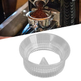 Moka Coffee Distributor Splash Proof Dosing Funnel Coffee Dosing Ring for Single And Dual Valve Moka Pot Transparent For Six 300ml