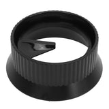 Moka Coffee Distributor Splash Proof Dosing Funnel Coffee Dosing Ring for Single And Dual Valve Moka Pot Black For Six 300ml