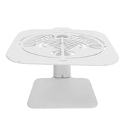 Coffee Weighing Rack Carbon Steel Adjustable Height Waterproof Scale Rod Protection Stand for Coffee Machine White Latte Pattern