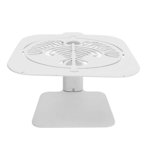 Coffee Weighing Rack Carbon Steel Adjustable Height Waterproof Scale Rod Protection Stand for Coffee Machine White Latte Pattern