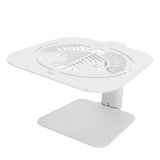 Coffee Weighing Rack Carbon Steel Adjustable Height Waterproof Scale Rod Protection Stand for Coffee Machine White Latte Pattern