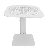 Coffee Weighing Rack Carbon Steel Adjustable Height Waterproof Scale Rod Protection Stand for Coffee Machine White Latte Pattern