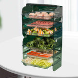 Multi Layer Food Tray Multifunctional Strong Capacity Durable Vegetable Fruit Preparation Plate 6 Layer Green In Australia - Darrahopens
