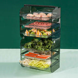 Multi Layer Food Tray Multifunctional Strong Capacity Durable Vegetable Fruit Preparation Plate 6 Layer Green In Australia - Darrahopens