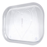 Refrigerator Turntable Organizer Transparent Rectangular Countertop Condiment Storage Rack for Household Kitchen Small Size In Australia - Darrahopens