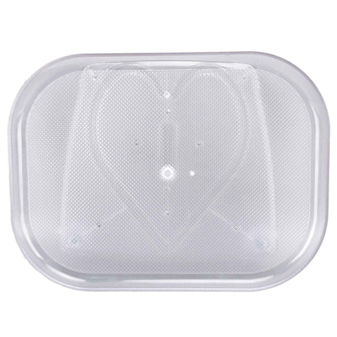 Refrigerator Turntable Organizer Transparent Rectangular Countertop Condiment Storage Rack for Household Kitchen Big Size In Australia - Darrahopens