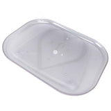 Refrigerator Turntable Organizer Transparent Rectangular Countertop Condiment Storage Rack for Household Kitchen Big Size In Australia - Darrahopens