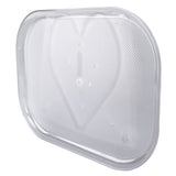 Refrigerator Turntable Organizer Transparent Rectangular Countertop Condiment Storage Rack for Household Kitchen Big Size