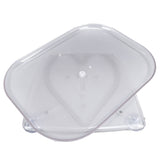 Refrigerator Turntable Organizer Transparent Rectangular Countertop Condiment Storage Rack for Household Kitchen Big Size