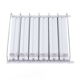 Drink Automatic Pusher Glide ABS White Width Adjustable 12oz 16oz 16.9oz 20oz Refrigerator Soda Can Organizer for Beverage 38cm/14.96in